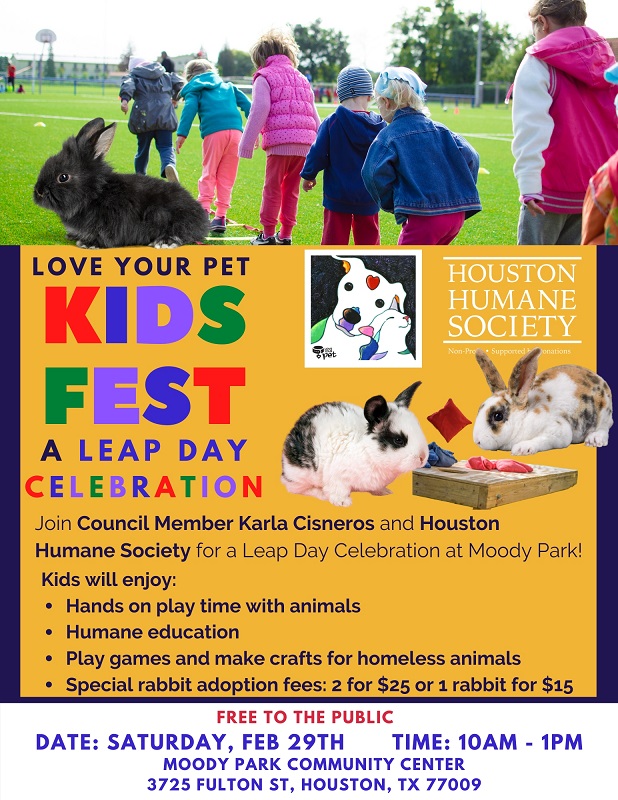 Love Your Pet Kids Fest A Leap Day Celebration