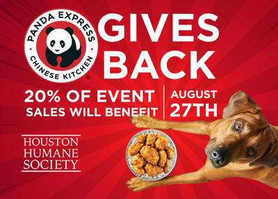 Houston Humane Society | Plates for Paws | Panda Express