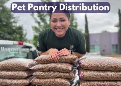 Houston Humane Society | Pet Pantry @ Galveston County Health District