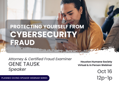 Houston Humane Society | Protecting Yourself from Cybersecurity Fraud
