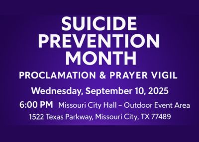 Houston Humane Society | Suicide Prevention Vigil
