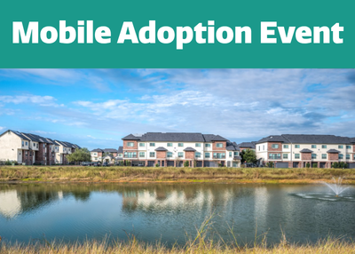 Houston Humane Society | Mobile Adoptions @ Townhomes at Lake Park